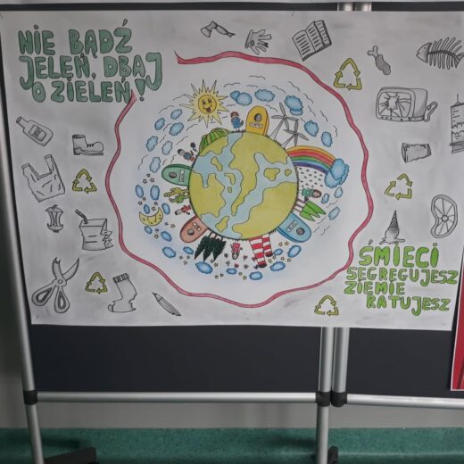 28. Finał Akcji Sprzątanie świata - plakat promujący akcję sprzątania świata.