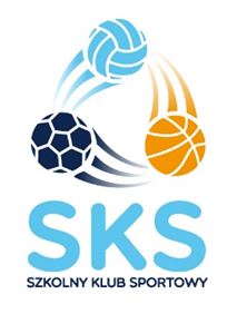 Logo programu "SKS - Szkolny Klub Sportowy".