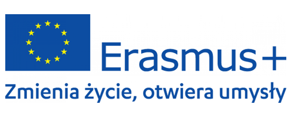 Logo Erasmus Plus - Zmienia życie, otwiera umysły.