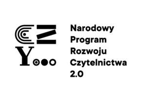 Logo Narodowego Programu Rozwoju Czytelnictwa. 2.0.