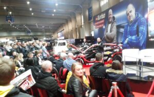 Targi Motoryzacyjne Motor Show Poznań 2022 - prezentacja samochodu rajdowego.