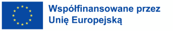Logo - współfinansowane przez Unię Europejską