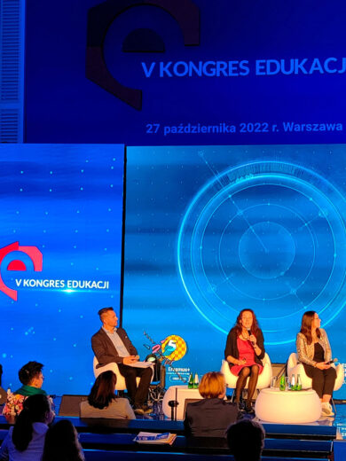 Jeden z wykładów V Kongresu Edukacji w Warszawie