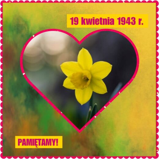 Pamiętamy - 80 rocznica powstania w Getcie Warszawskim.