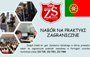 Miniatura plakatu - nabór na praktyki zagraniczne w Portugalii 2023.