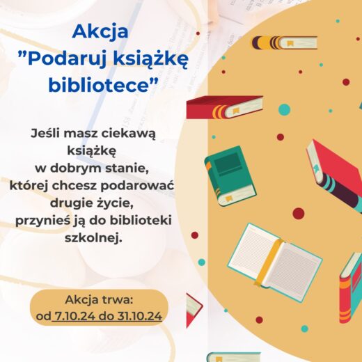 Plakat - Akcja Podaruj książkę