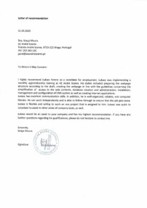 Referencje - AE Andre Soares